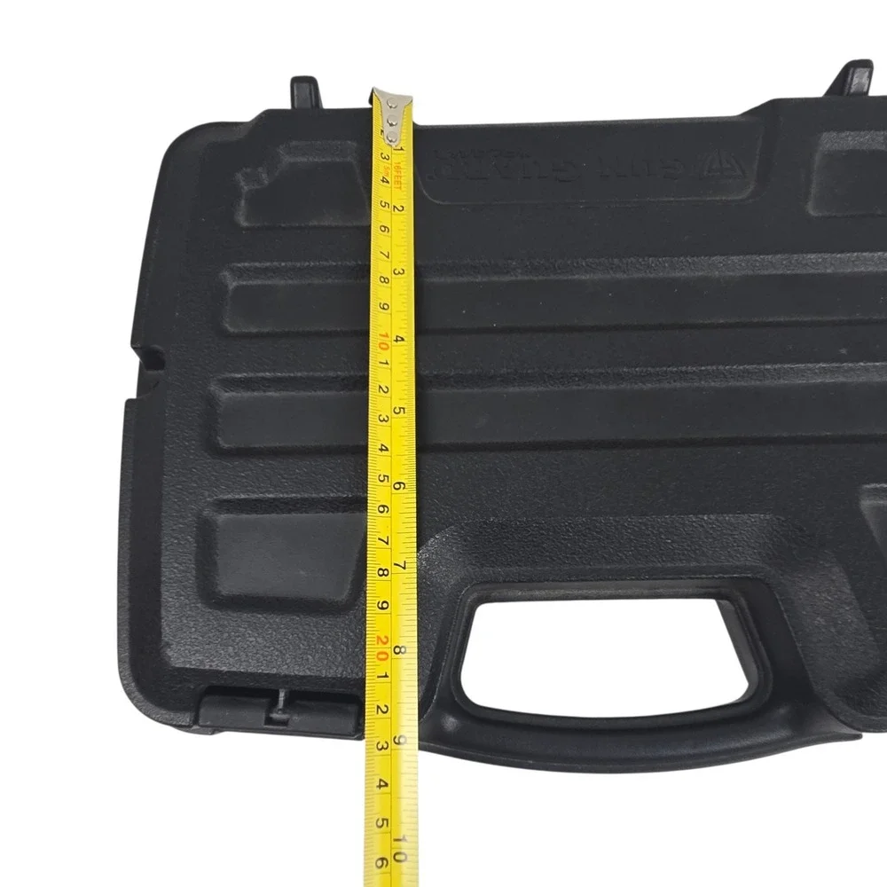Plano Gun Guard Pistol Case Black Hard Shell Foam Lined 13x9 EUC